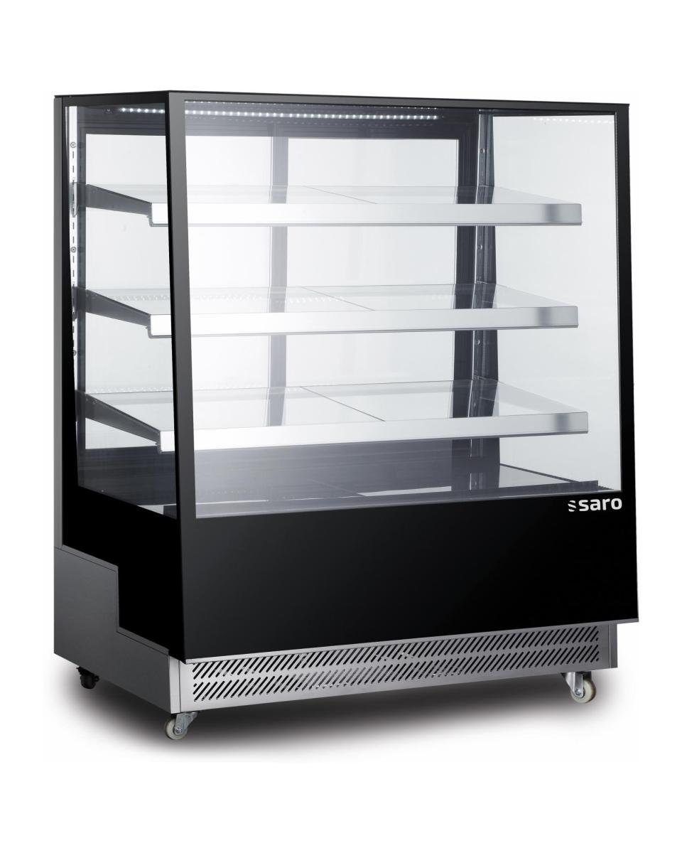 Gebäckvitrine - 650 Liter - Schwarz - Saro - 330-1145