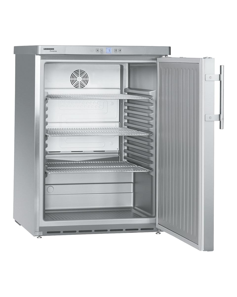 Gastronomiekühlschrank - Edelstahl - 134 Liter - 1 Tür - Liebherr - FKUv 1660-24