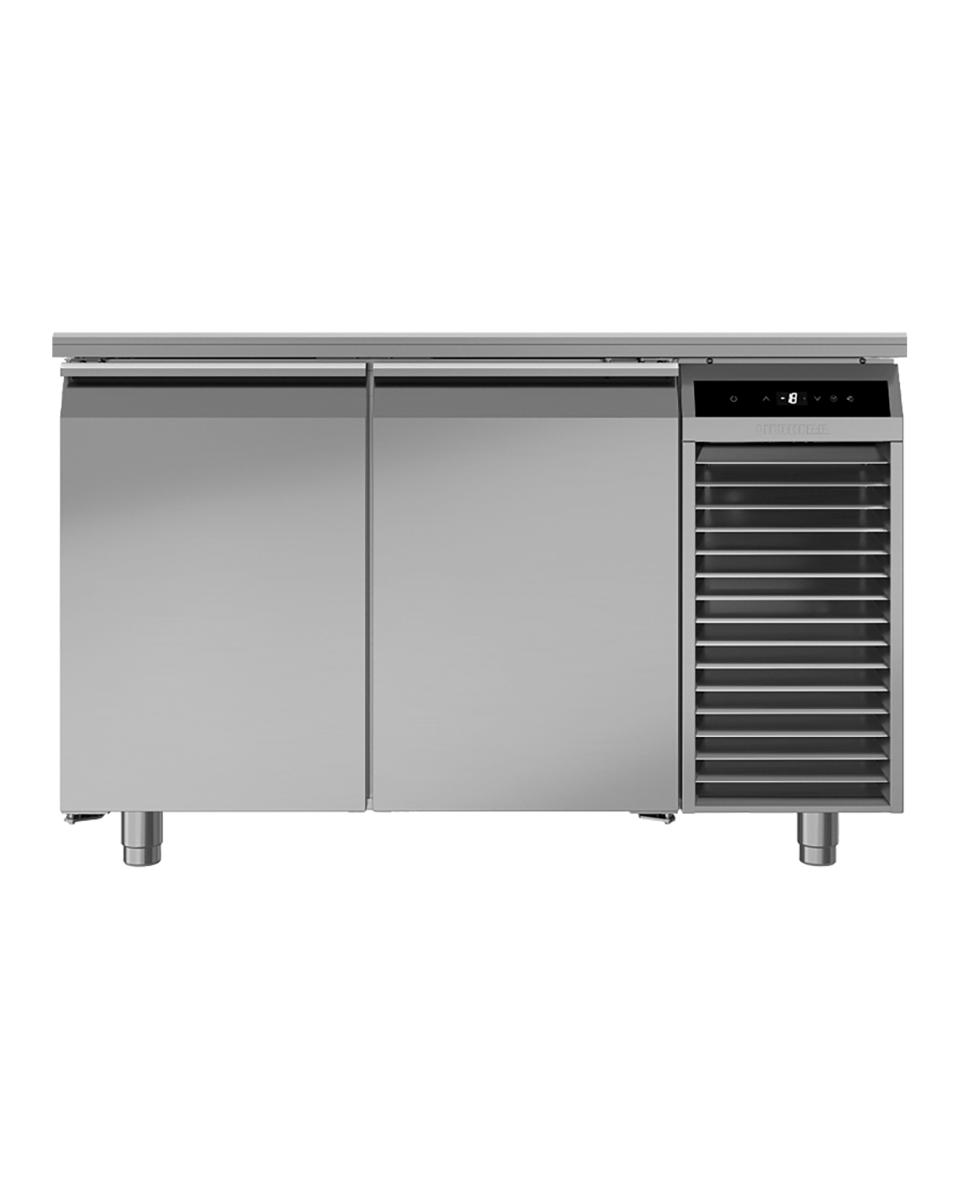 Gefrierwerkbank - 182 Liter - 2 Türen - Edelstahl-Arbeitsplatte - Liebherr - FFTSvg 7521-40/T01