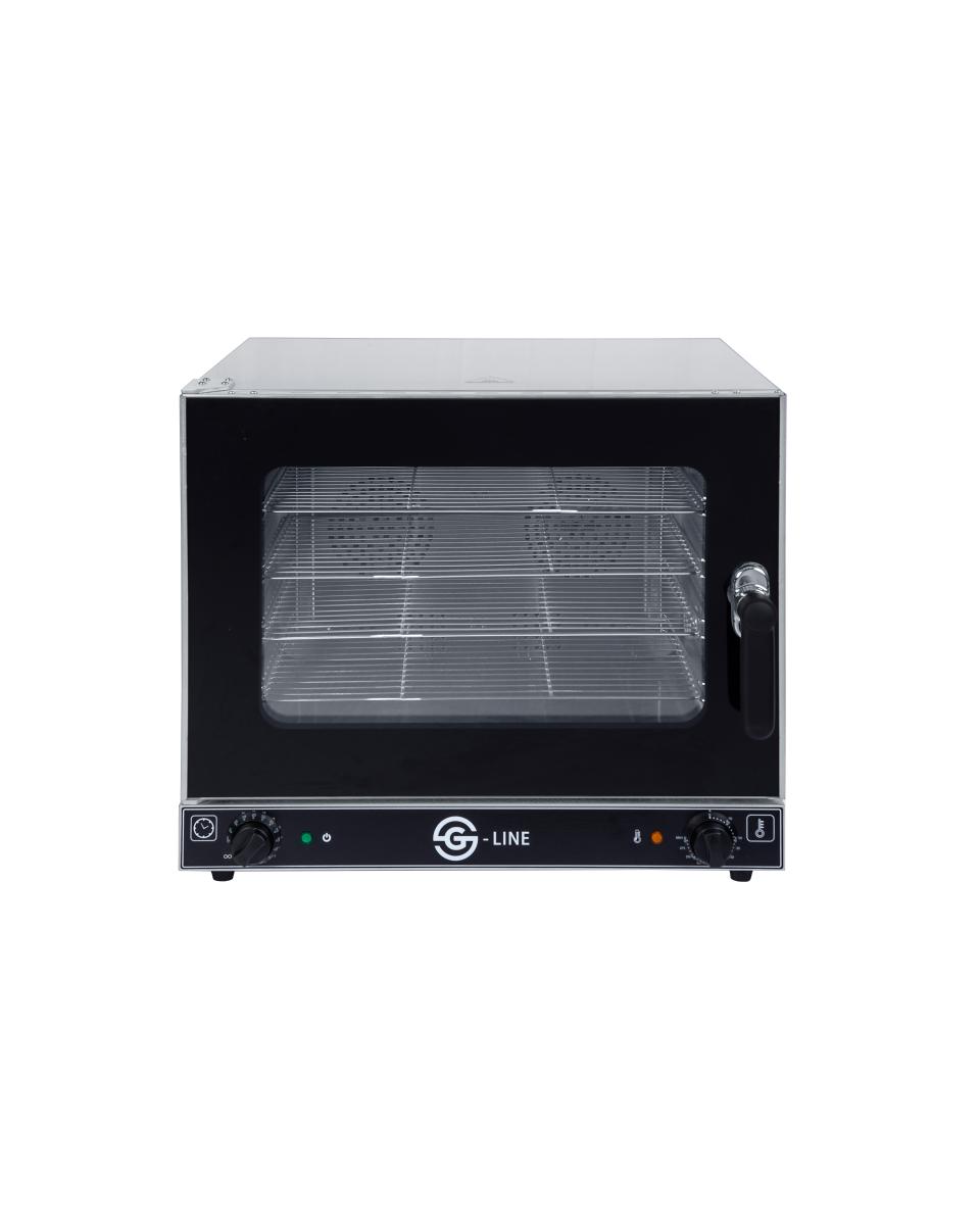 Heißluftofen – Seitentür – 1/1 GN – Edelstahl – 230 V – H 58 x B 68,6 x T 66,3 cm – G-Linie