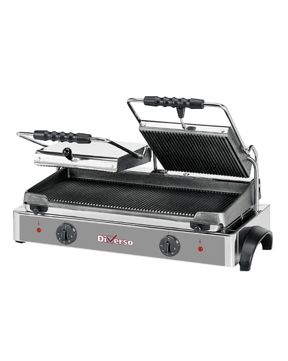Kontaktgrill – Doppelt – Gerippt – Diamant – WR-GR82-62