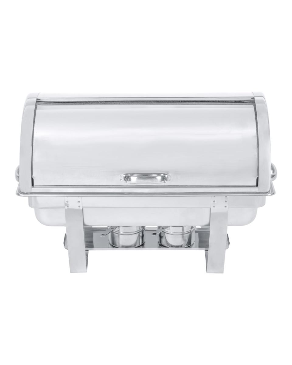 Chafing Dish - 1/1 GN - Edelstahl - Inkl. Rollenabdeckung - G-Line