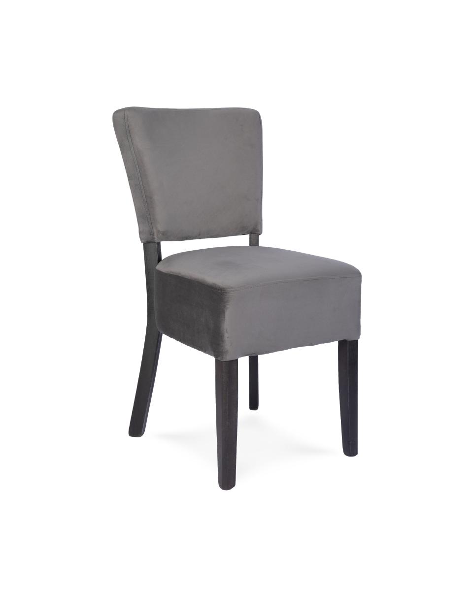 G-Line-Stuhl - Rom - Samt - Dunkelgrau