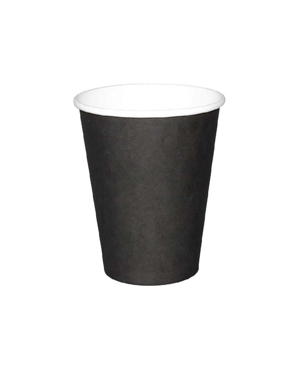 Kaffeebecher - Schwarz - 34cl - 50 Stück - Fiesta - GF043