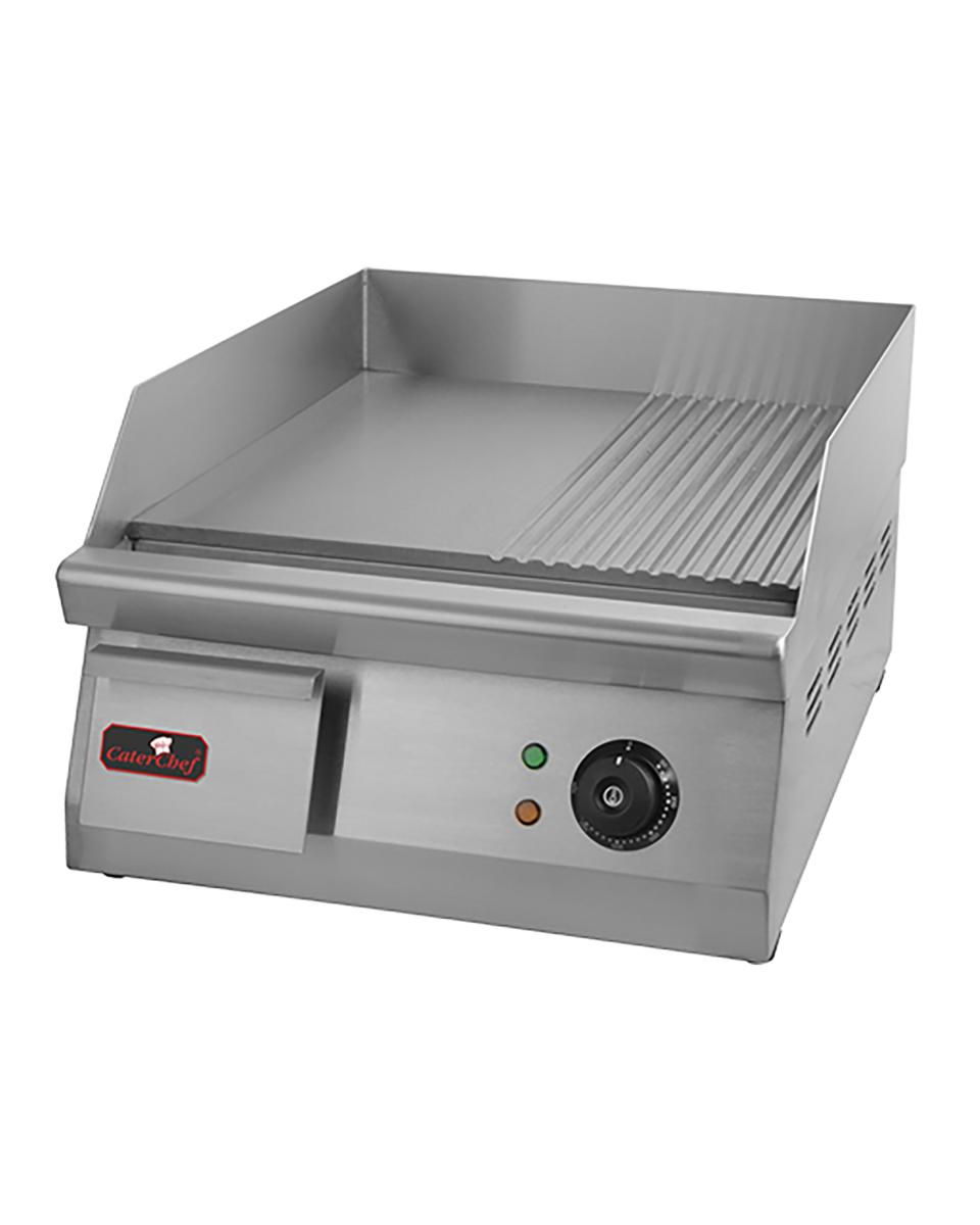 Grillplatte - 40 x 40 cm - Edelstahl - CaterChef - 688515