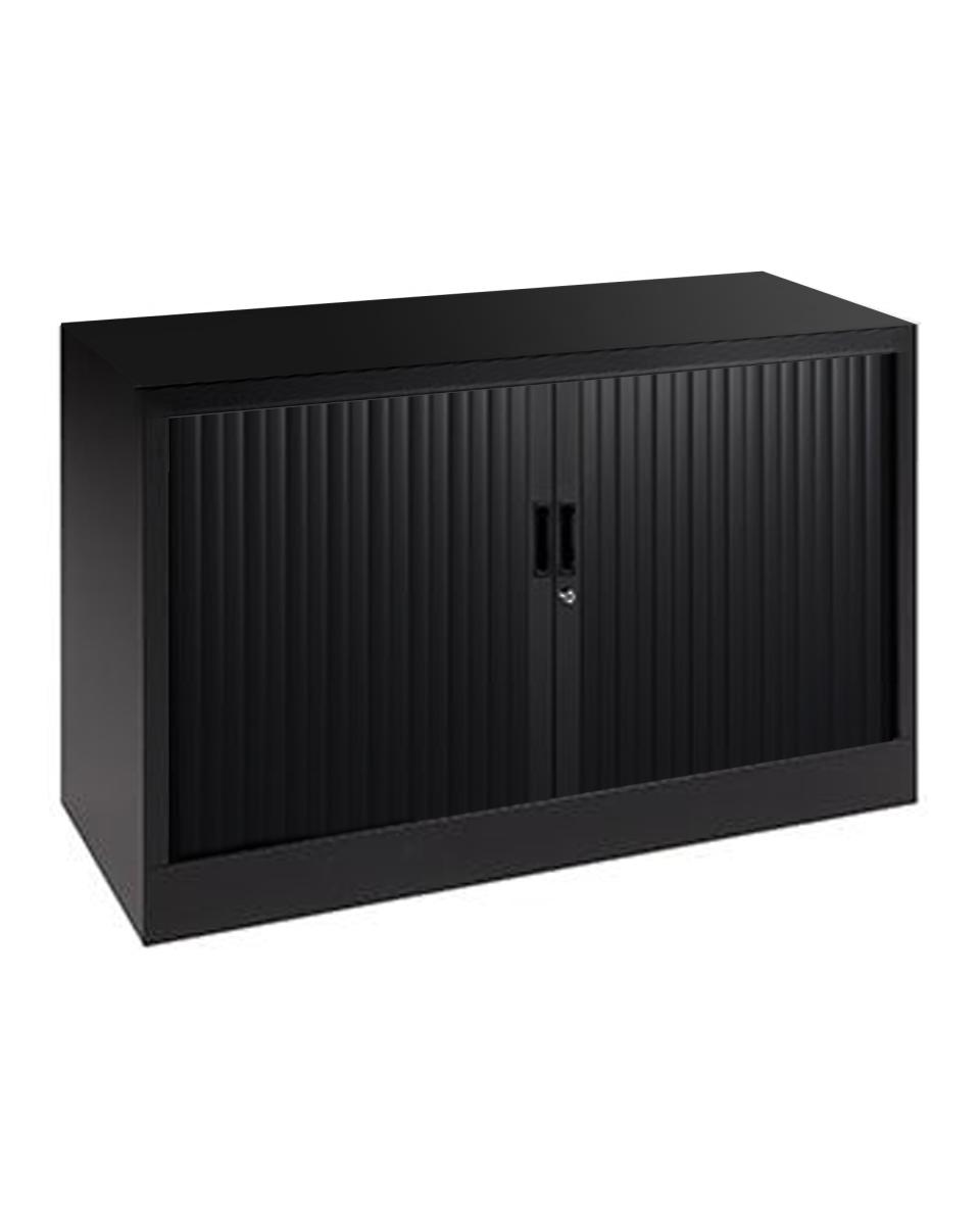 Rollladenschrank - Schwarz - H 69 x 120 x 43 cm - Proflight