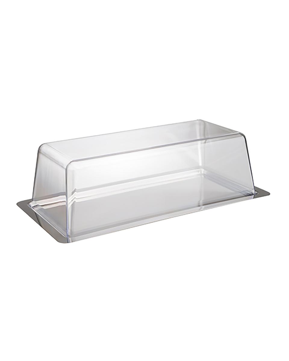 Kuchen / Kuchenblech - Edelstahl - 34 x 16,5 cm - 130176