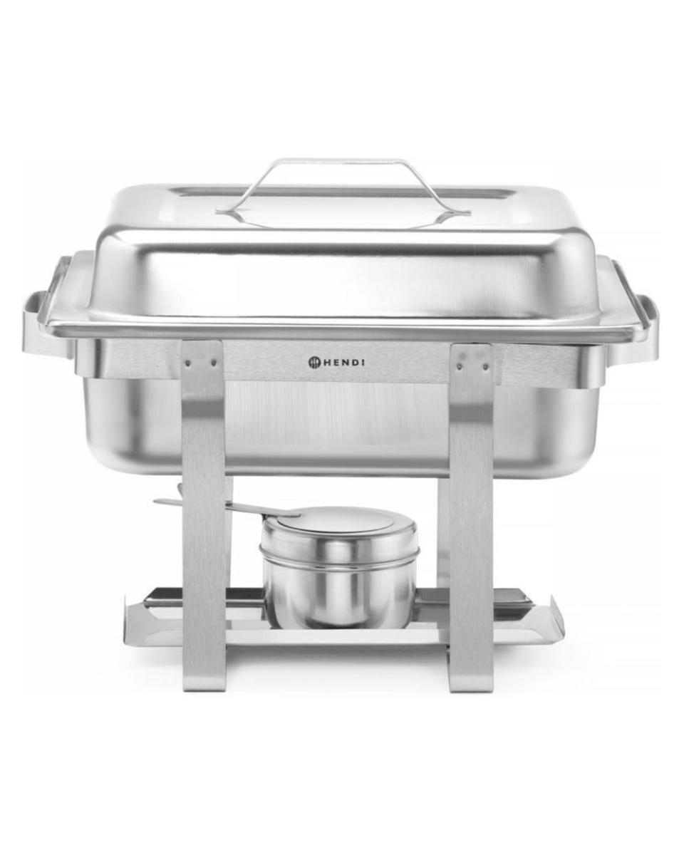Chafing Dish - 1/2 GN - Economic - 4,5 Liter - Edelstahl - Hendi - 475201
