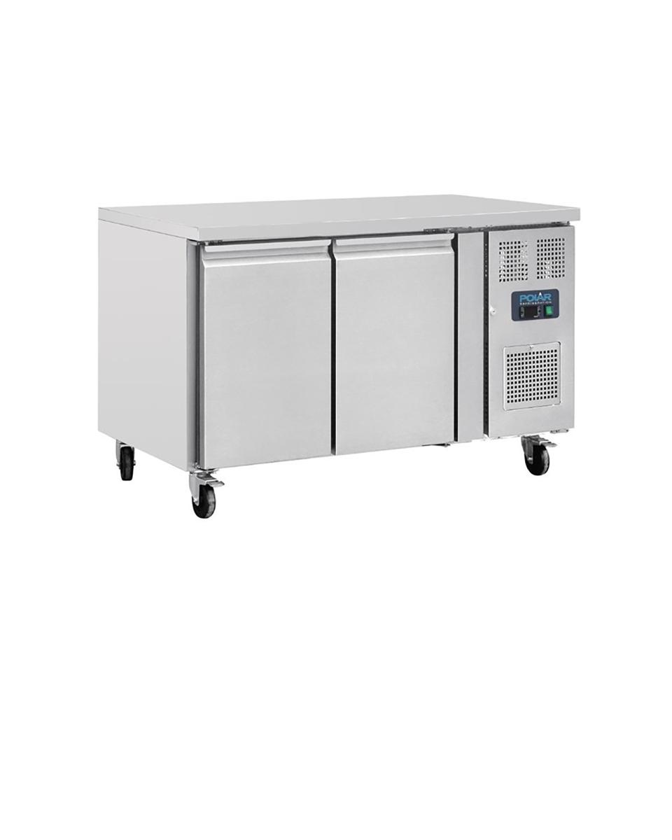 Kühltisch - 282 Liter - 2 Türen - H 86 x 136 x 70 cm - 230 V - Polar - G596