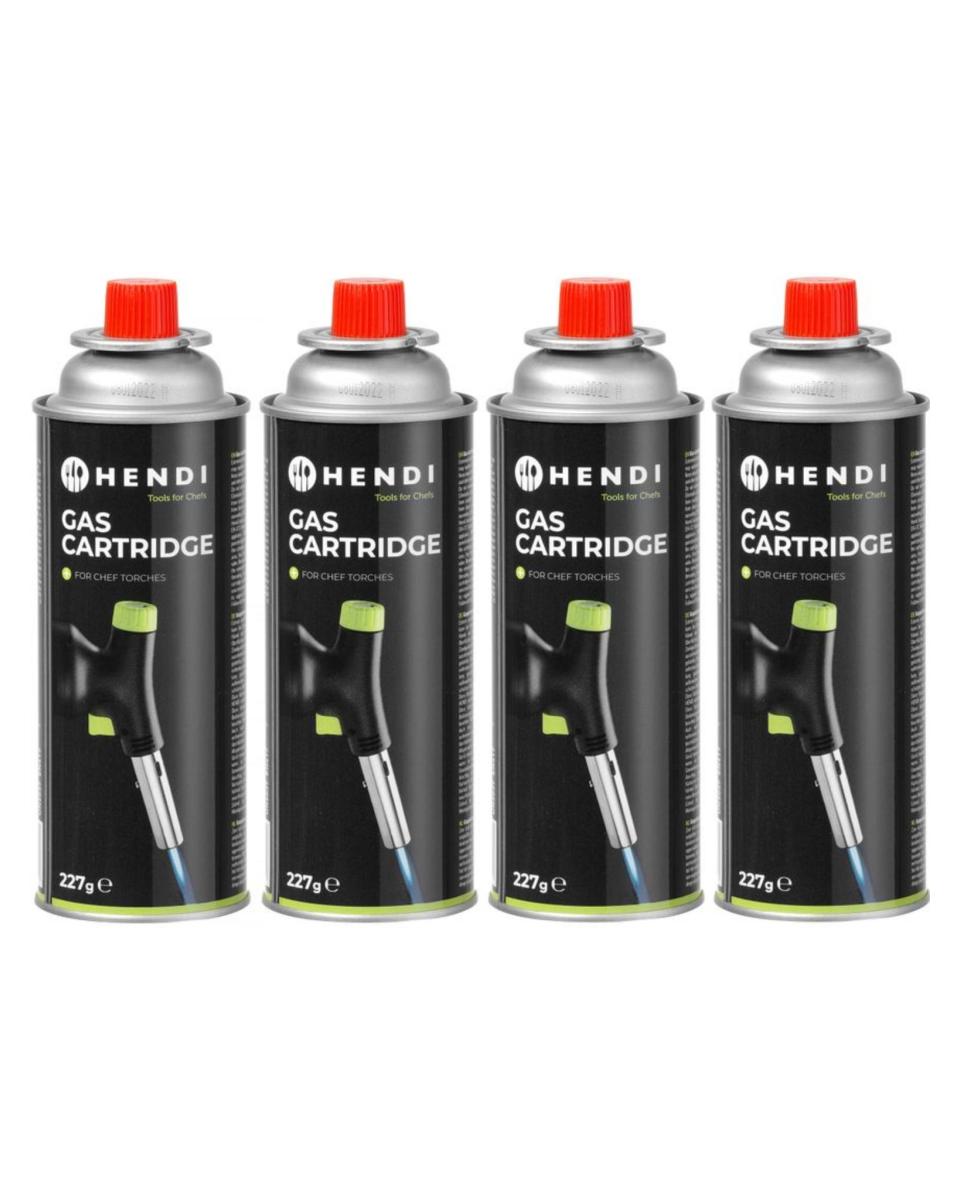 Set mit 4 Gaskanistern - Hendi - 199039