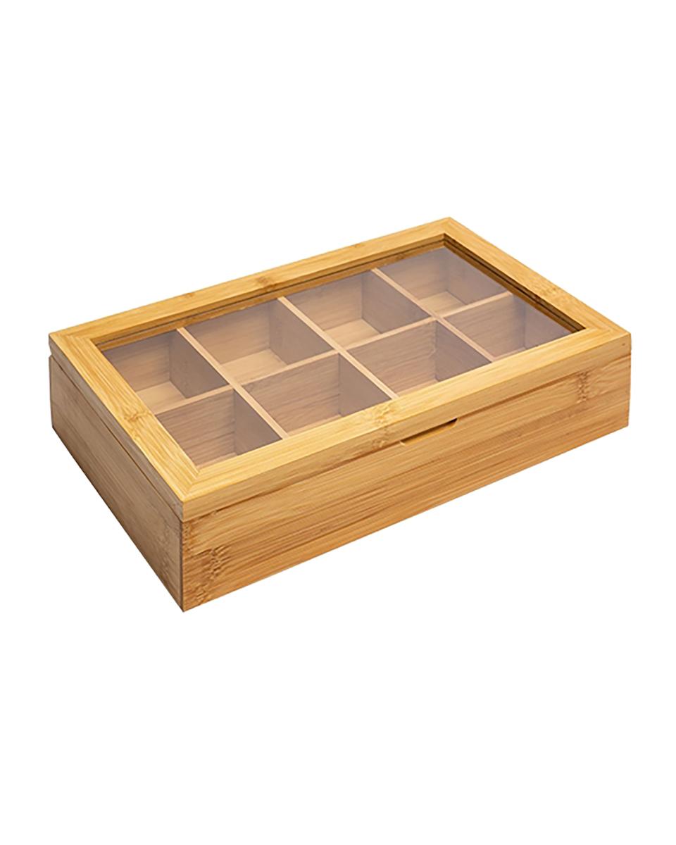 Teekiste - Holz - H 9 cm - 081100