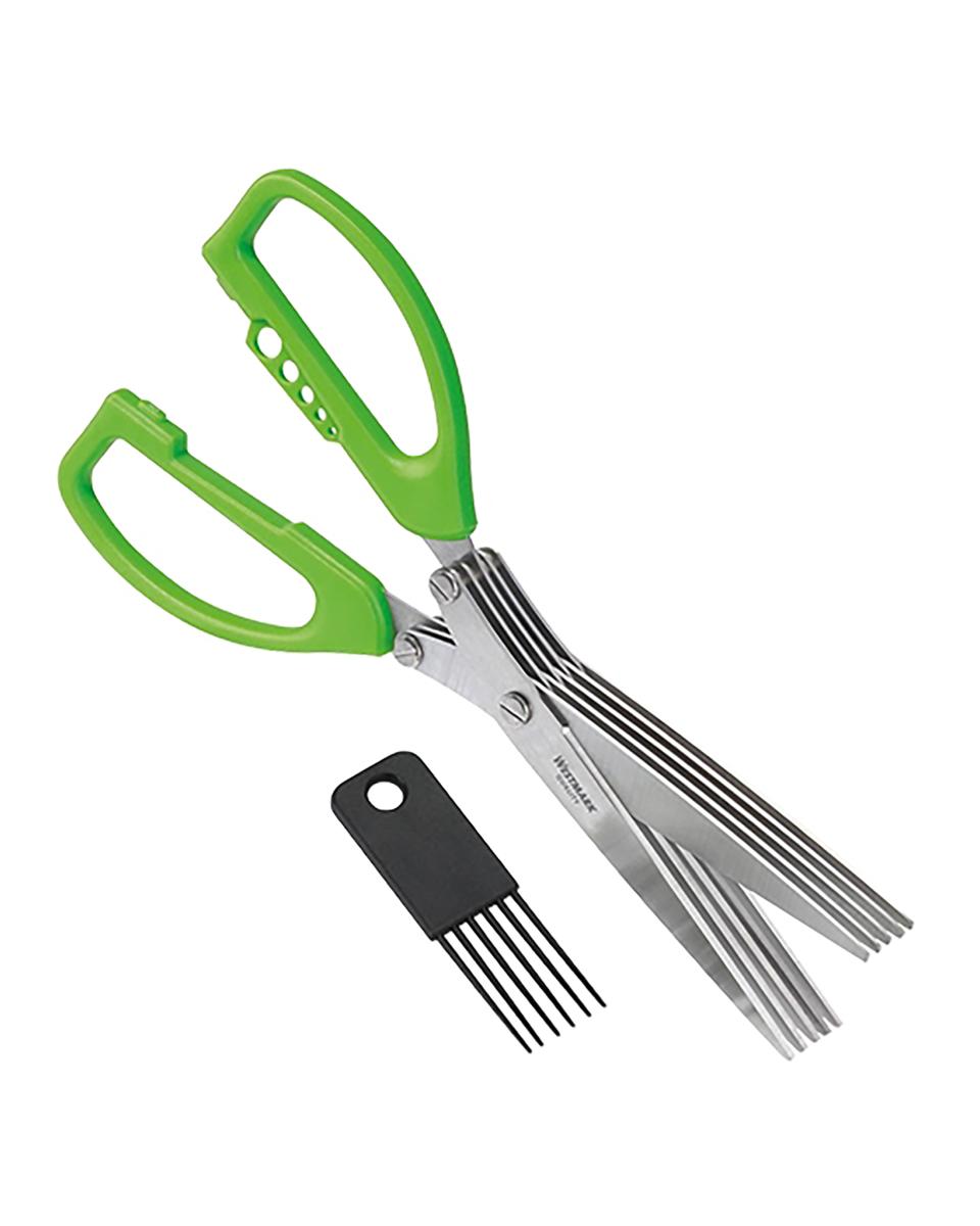 Kräuterschere - Edelstahl - L 20 cm - 016080