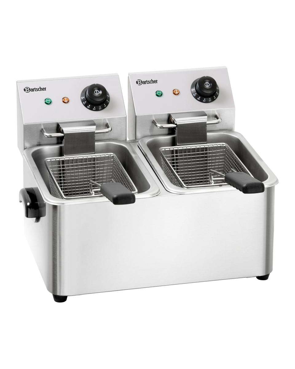 Fritteuse - 2 x 4 Liter - 230V - Bartscher - A162412E