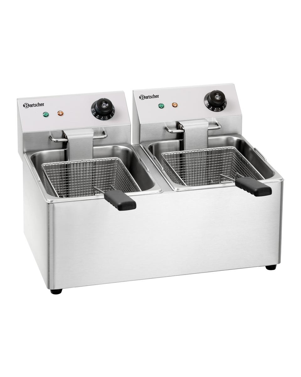 Fritteuse - 2 x 8 Liter - 230V - Bartscher - A162812E