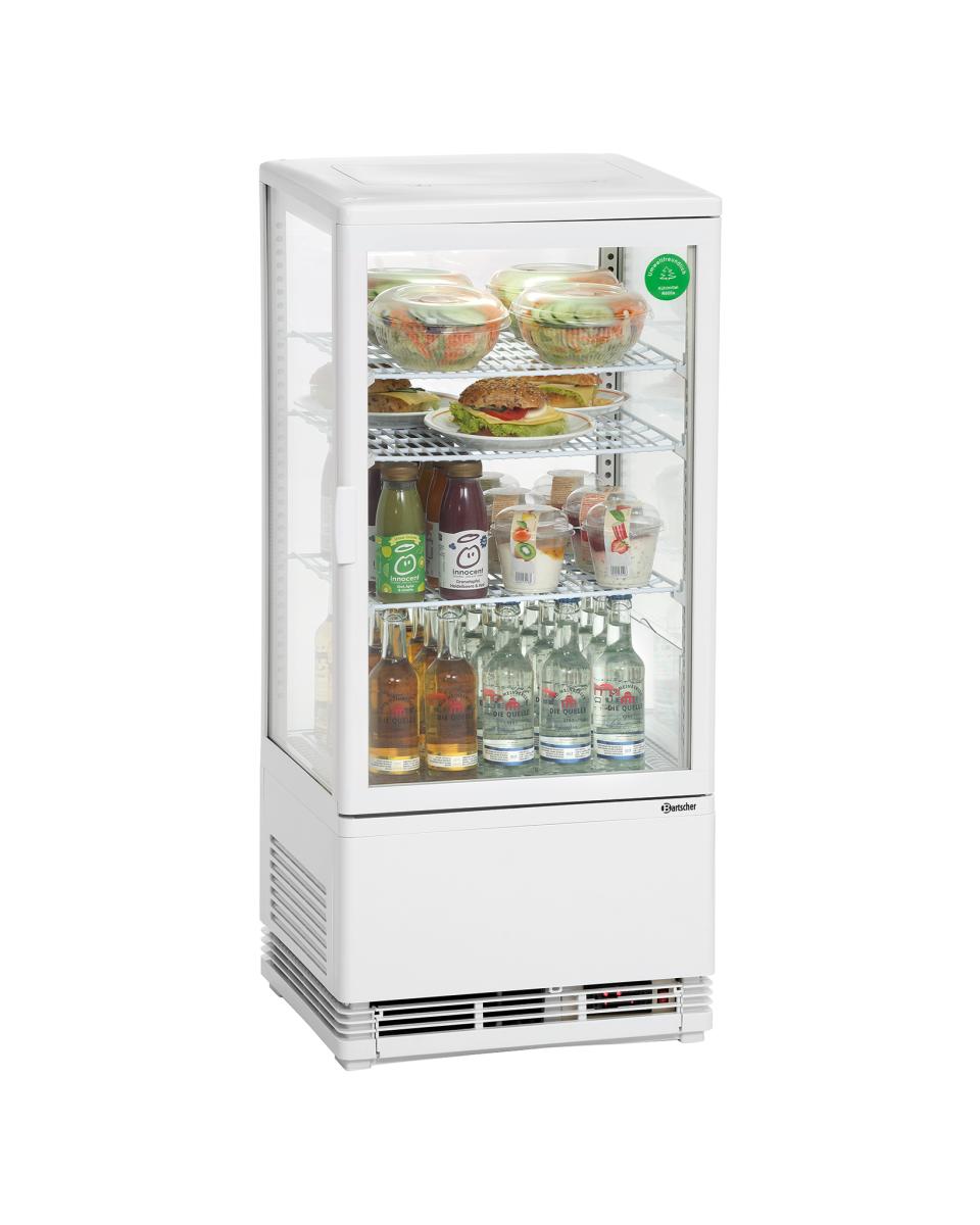 Kühlvitrine - Tischmodell - 78 Liter - Weiß - Bartscher - 700578G
