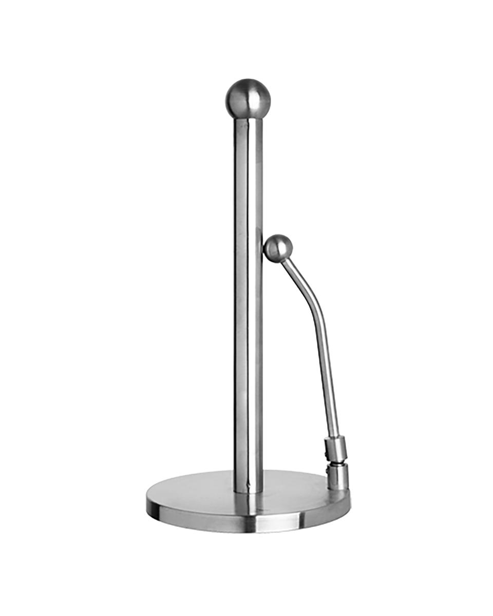 Küchenrollenhalter - Edelstahl / Kunststoff - Ø 17 cm - H 36 cm - 130195