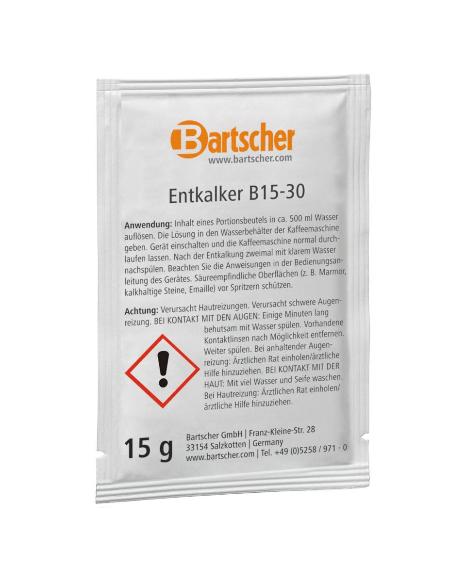Kaffeemaschinen-Entkalker - 30 x 15 g - Bartscher - 190065