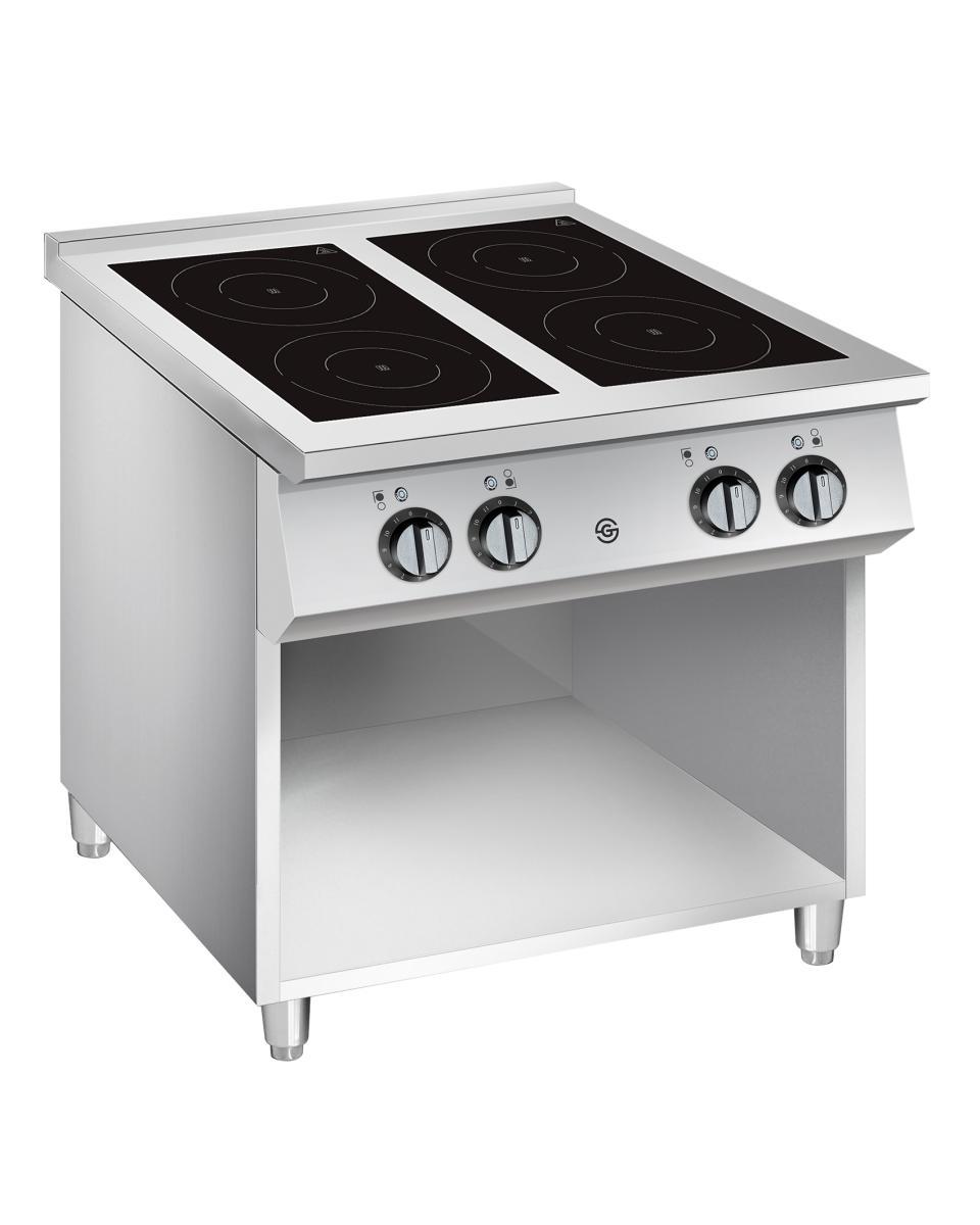 Kooktafel - Inductie - 4 Zones - RVS - H 87 x B 70 x D 80 CM - G700 Line - G-line