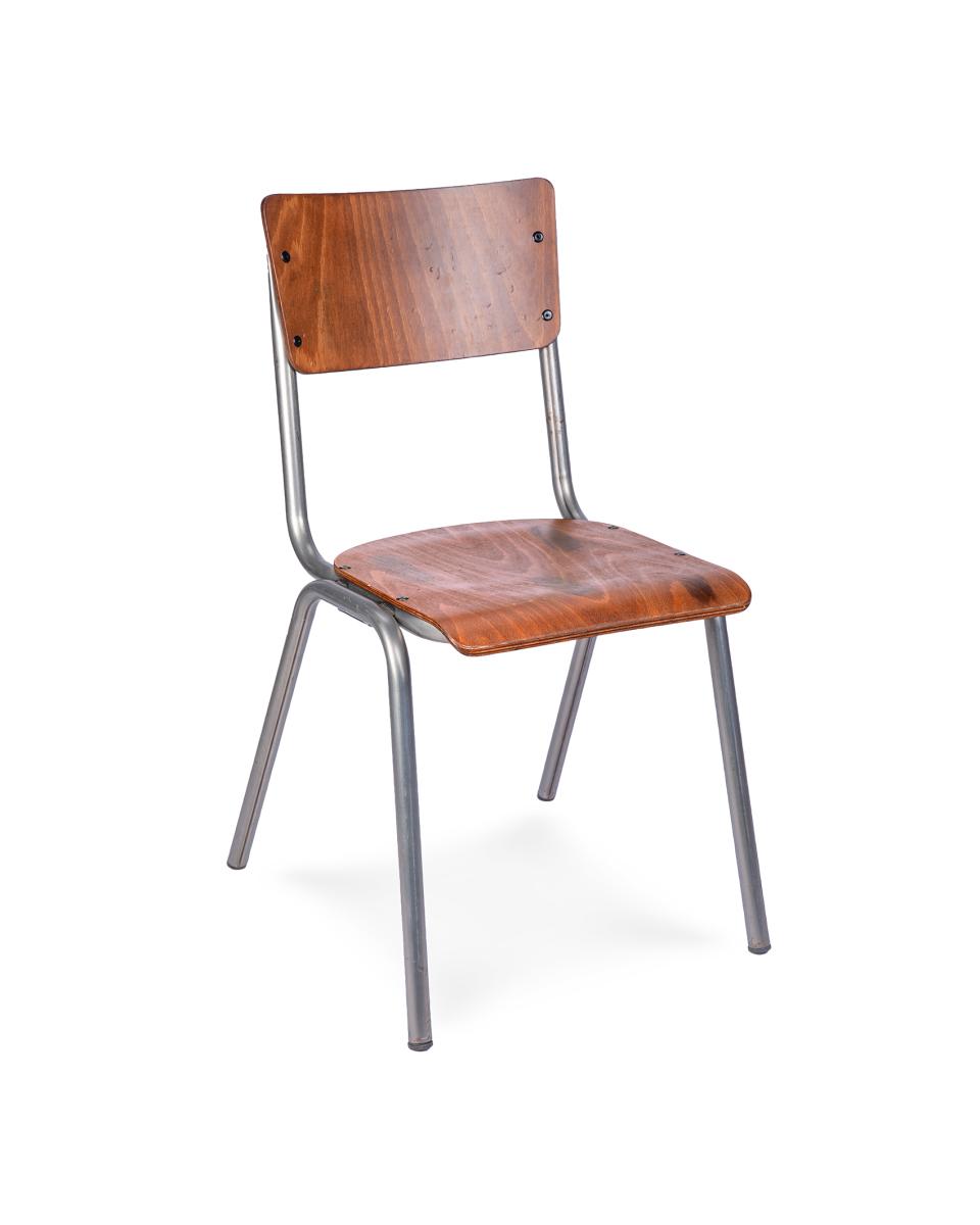 G-Line-Stuhl - Old School - Vintage Metal - Holz - G-Line