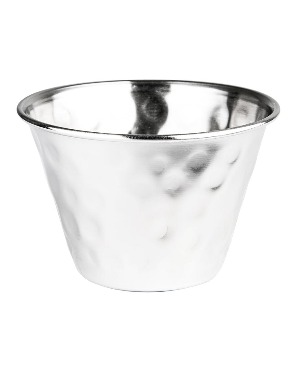 Dip-Schale - Edelstahl - Gehämmert - 120 ml - G-Line