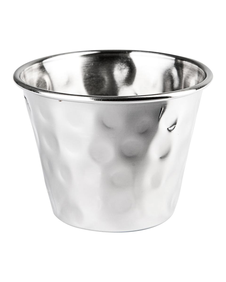 Dip-Schale - Edelstahl - gehämmert - 75 ml - G-Line