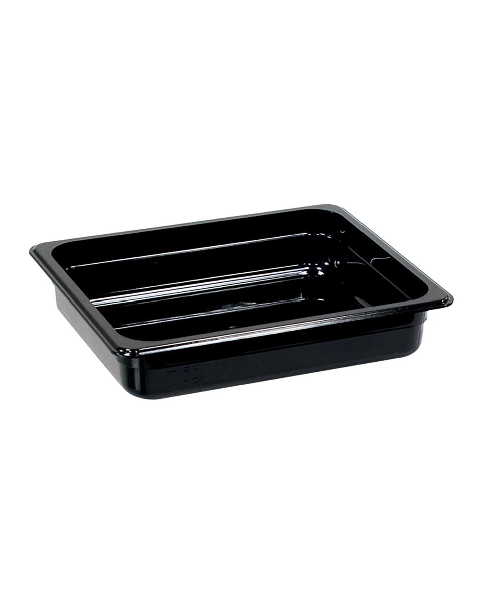 Gastronormbehälter - Polycarbonat - Schwarz - 1/2 GN - 65 mm - G-Line