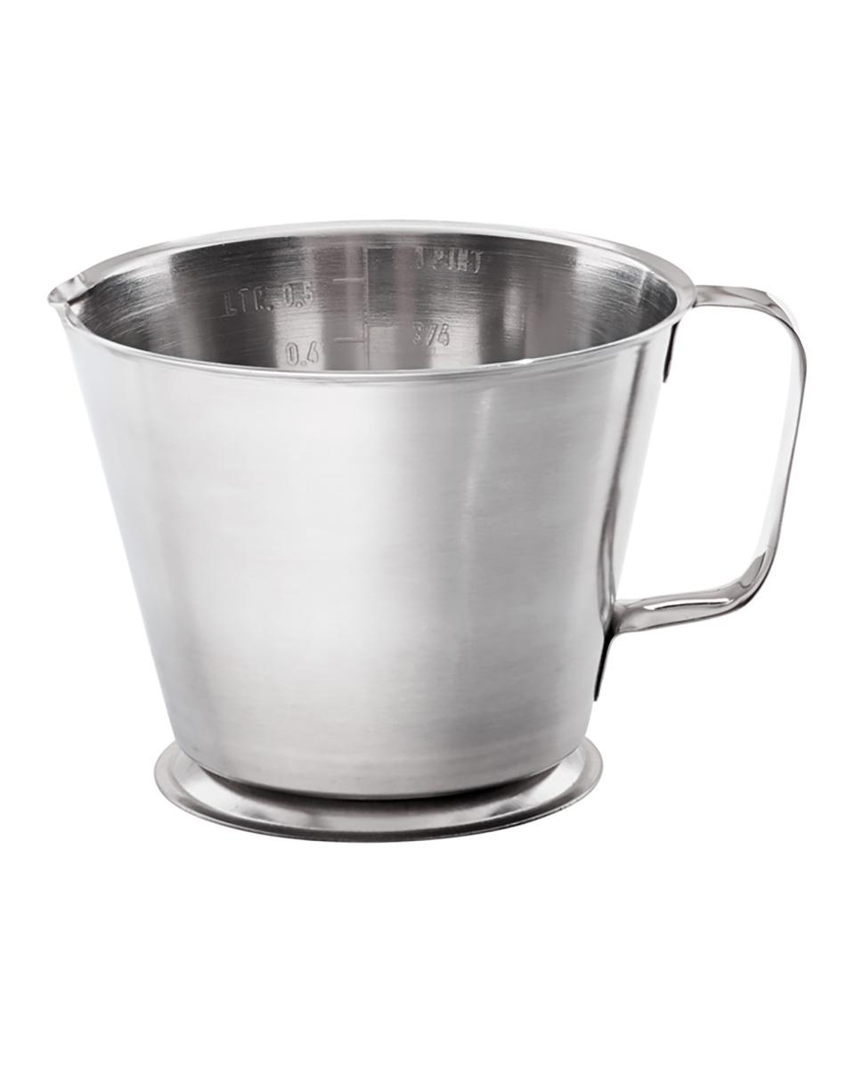 Messbecher - 0,5 Liter - Edelstahl - G-Line