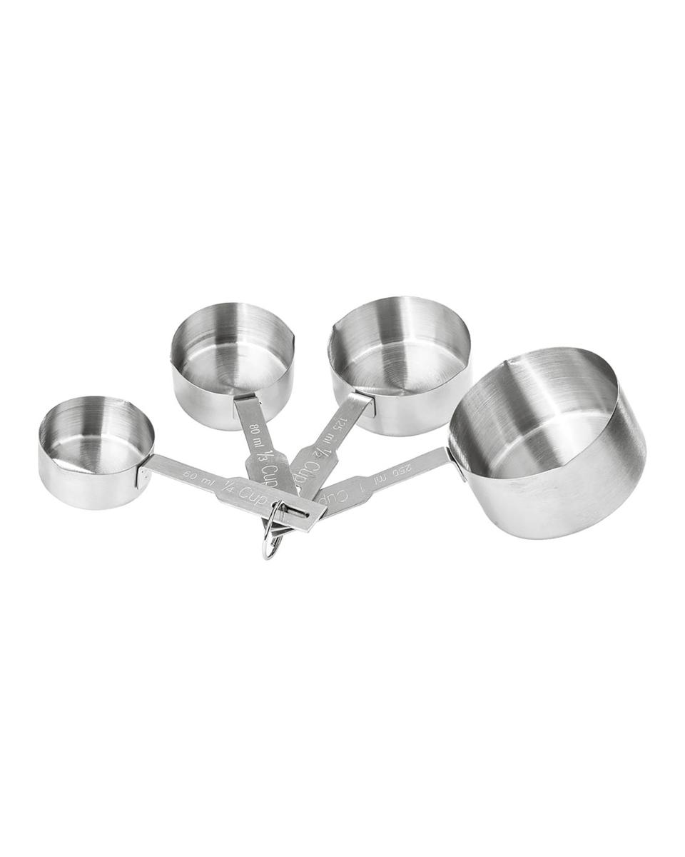 Messschaufel - 4er-Set - Tassen - Edelstahl - G-Line