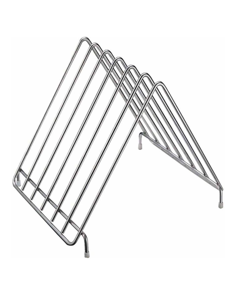 Ständer für Schneidebretter - 6 Fächer - Edelstahl - G-Line