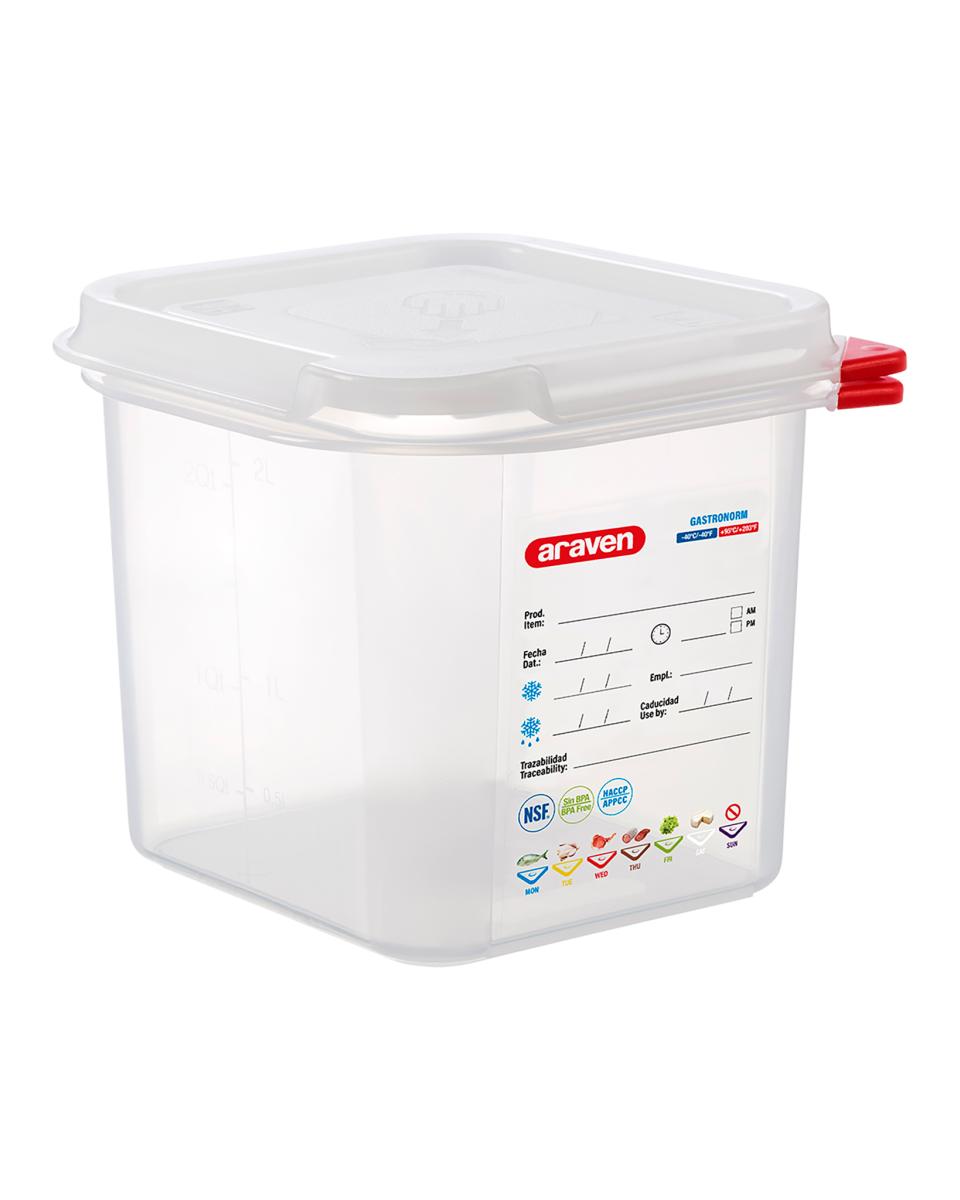 Lebensmittelbox - 1/6 GN - 150 mm tief - Polypropylen - Promolin