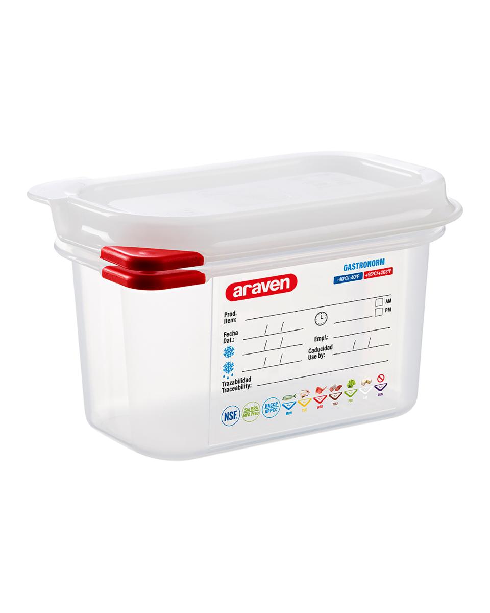 Lebensmittelbox - 1/9 GN - 100 mm tief - Polypropylen - Promolin