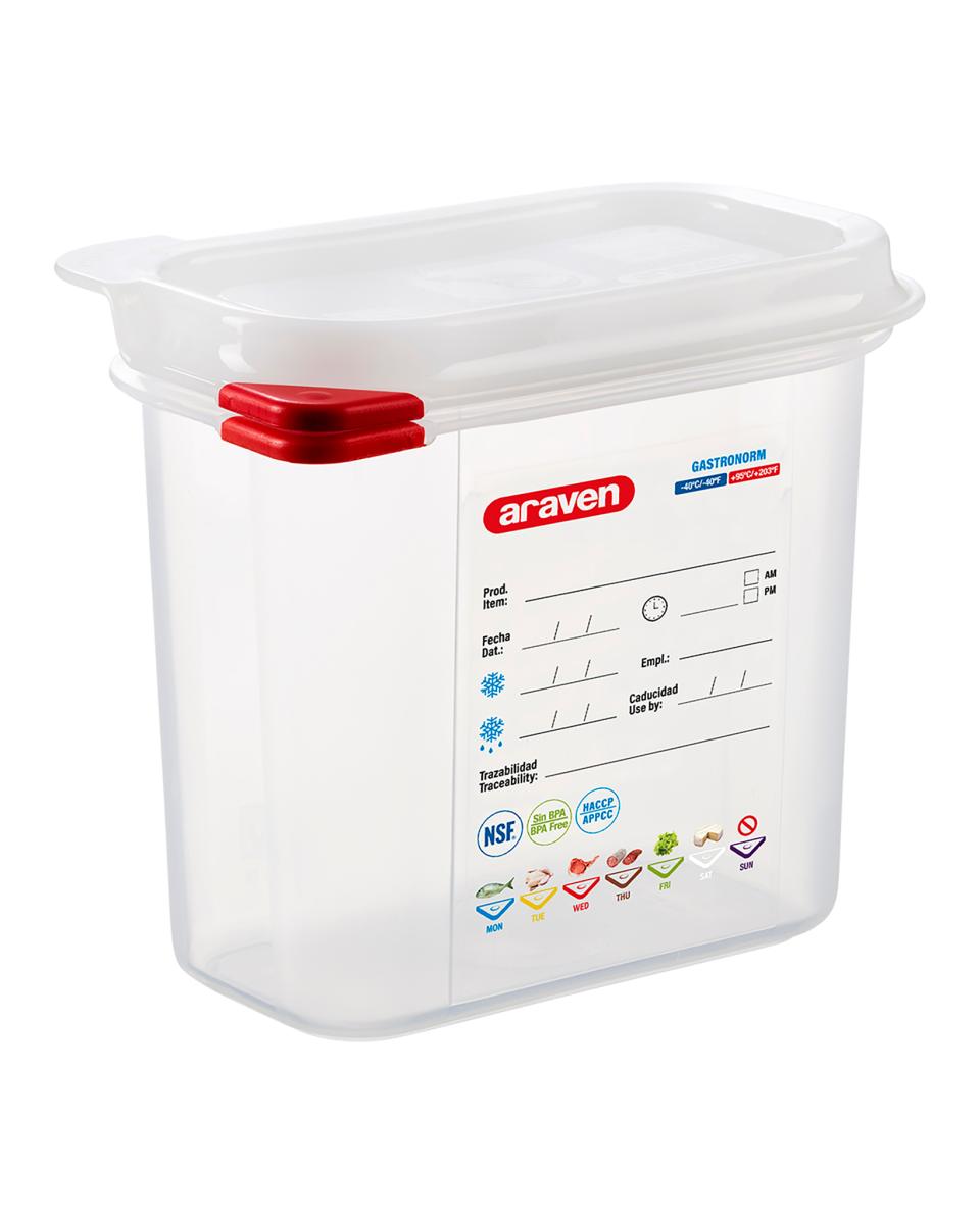 Lebensmittelbox - 1/9 GN - 150 mm tief - Polypropylen - Promolin