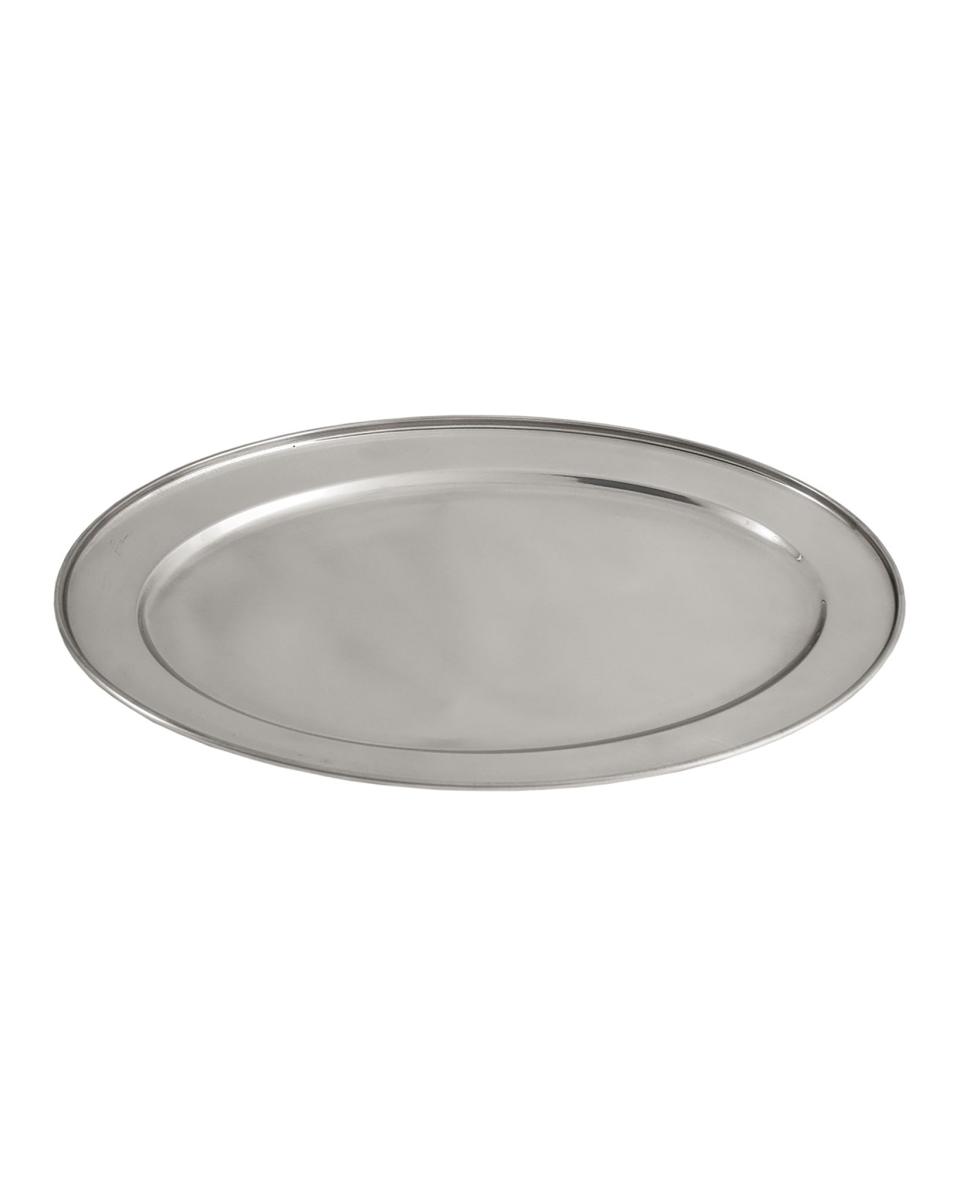 Tablett - Oval - 45 x 30 cm - Edelstahl - G-Line