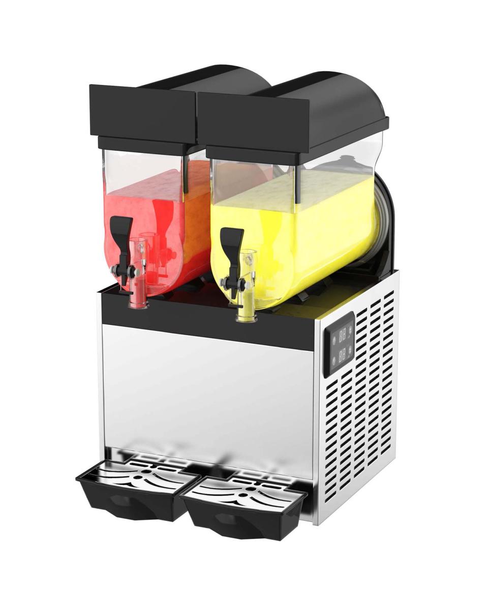 Slush Granita Maschine - 2 x 12 Liter - H 76 x 56 x 29 cm - 220-240 V - G-Line