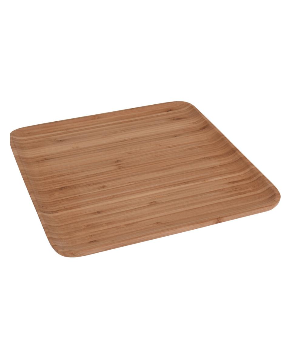 Serviertablett - H 1,5 x 33 x 33 cm - Bambus - G-Line