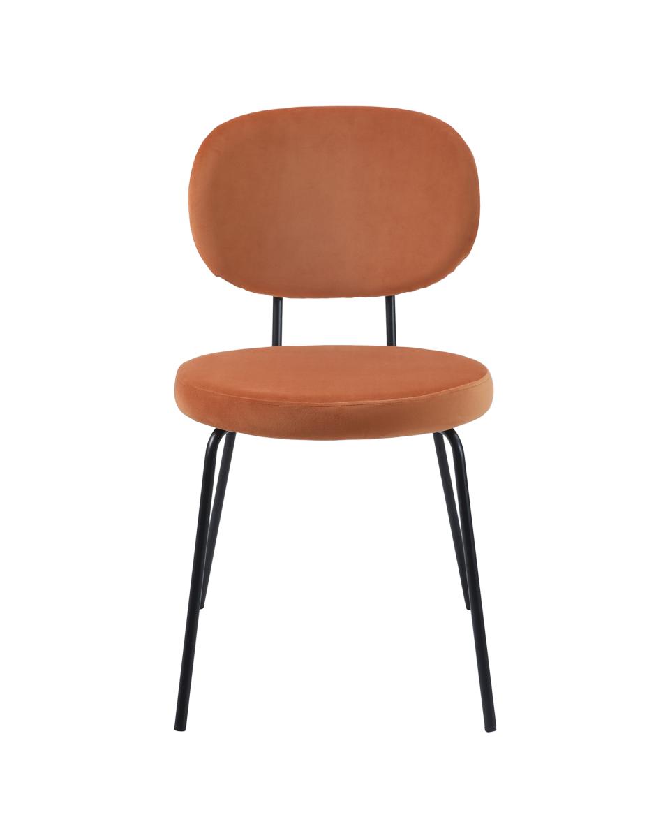 Gastronomiestuhl - Rondo - Velet Orange - G-Line