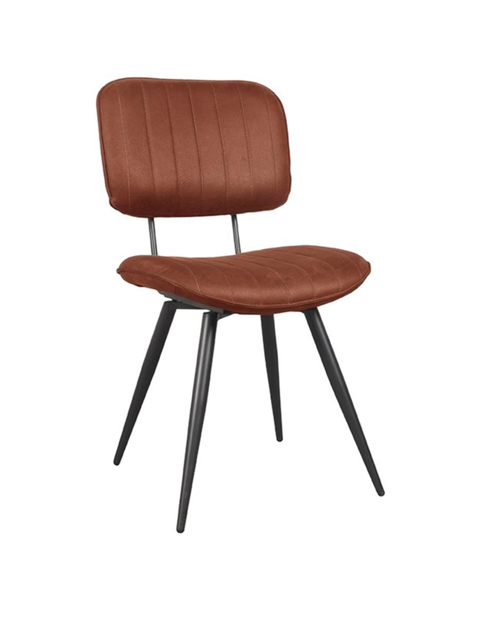 G-Line-Stühl - Gijs - Mikrofaser - Cognac - G-Line