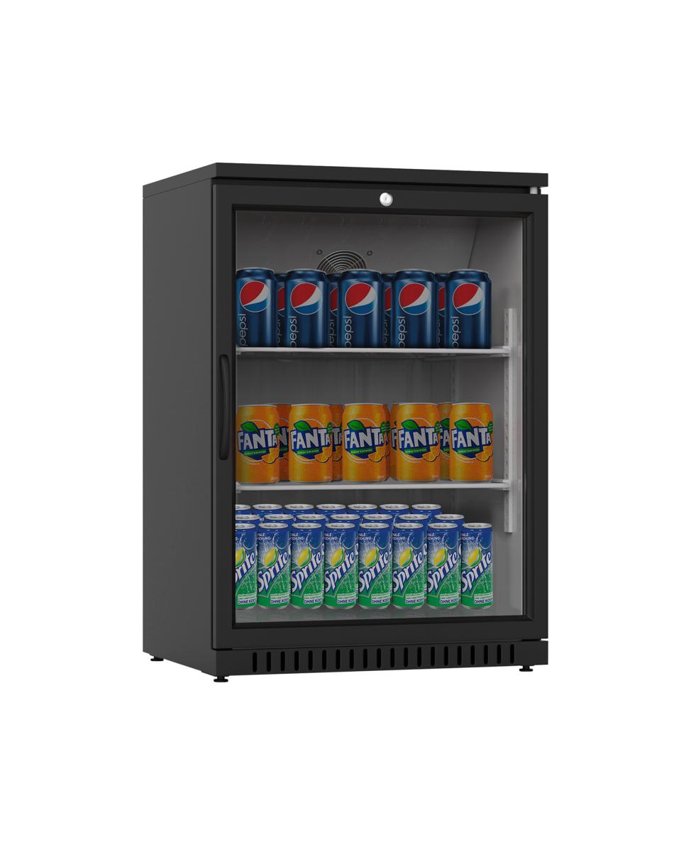 Getränkekühlschrank - 130 Liter - 1 Tür - Schwarz - G-Line