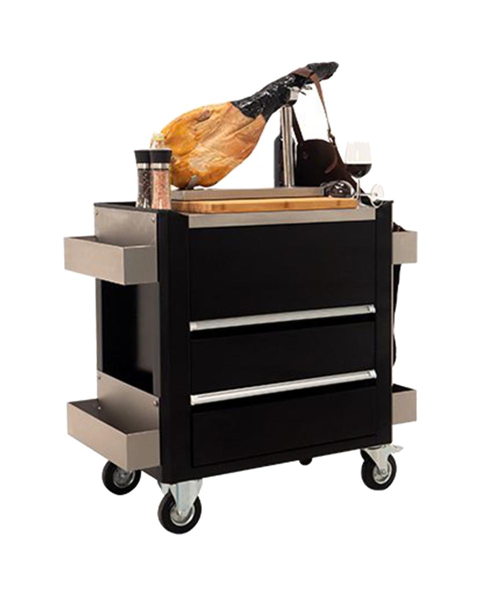 Servicewagen Barkeeper - 79 x 49 x 90(H) CM - G-Line