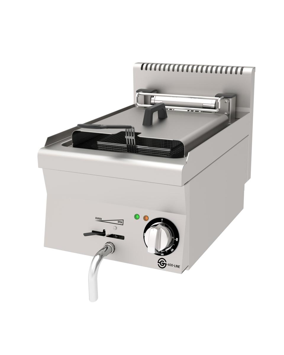 Fritteuse - Elektrisch - Tischmodell - 10 L - Edelstahl - 230V - G600 Line - G-Line