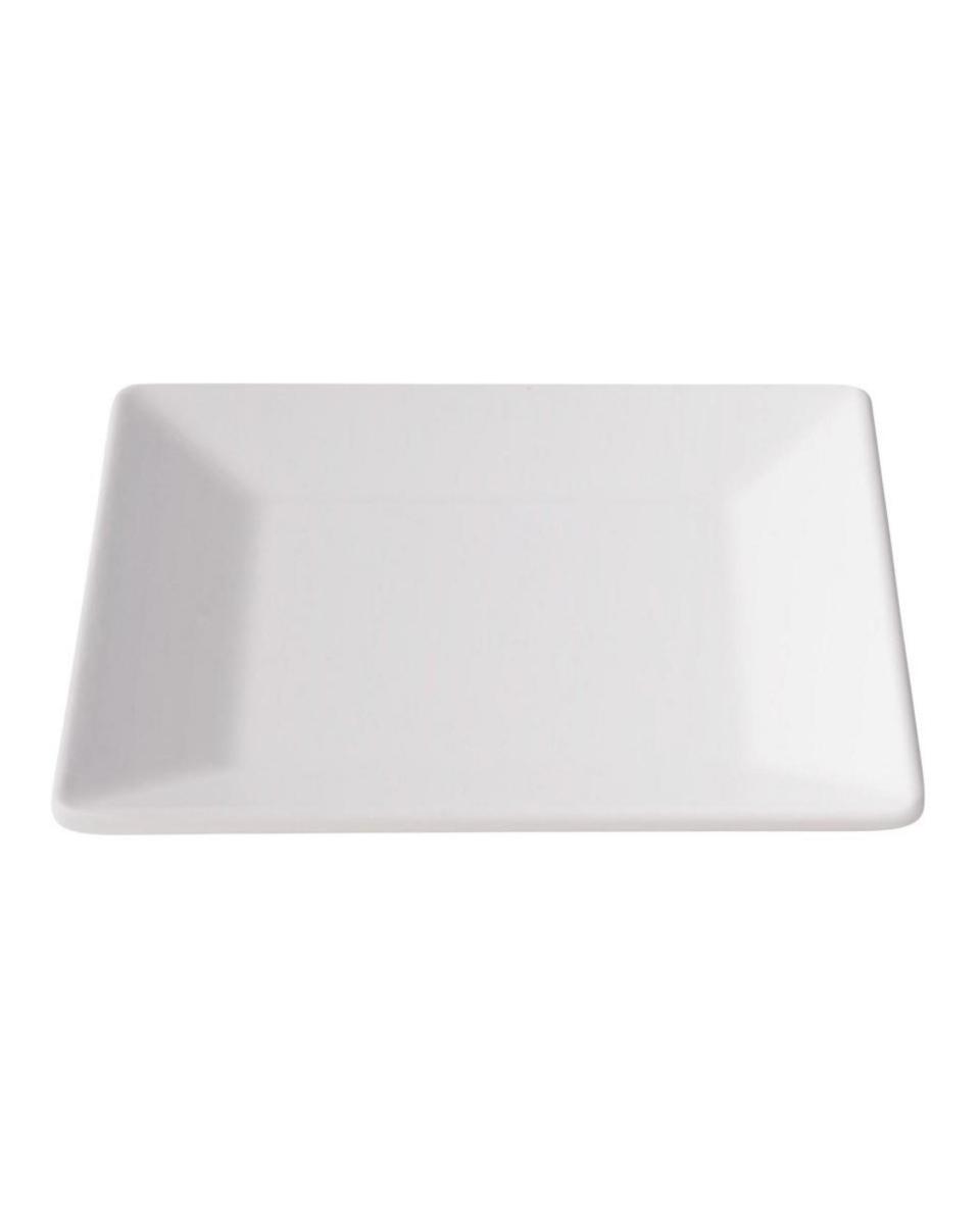 Teller - Quadratisch - Weiß - Melamin - B 21 x T 21 CM - G-Line
