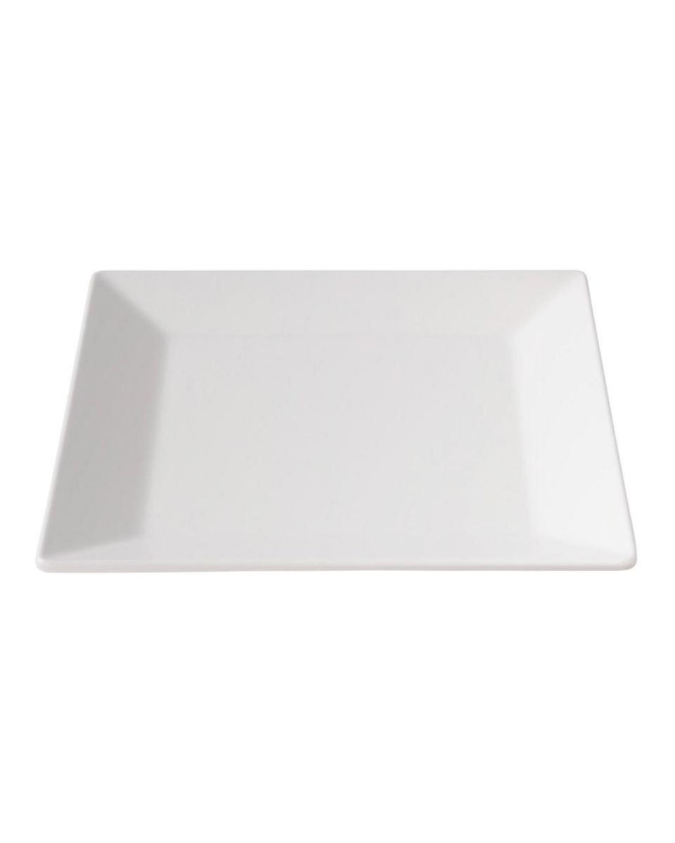 Teller - Quadratisch - Weiß - Melamin - B 26,5 x T 26,5 CM - G-Line