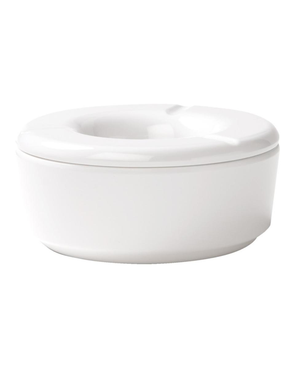 Asbak - Rond - Met Deksel - Wit - Melamine - Ø11.5 - G-Line