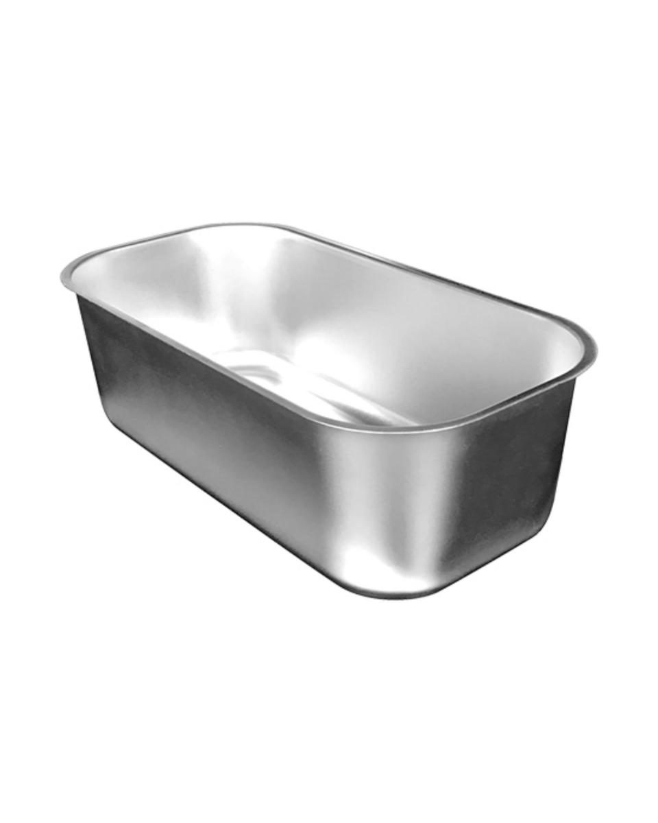 Lebensmittelpfanne – 0,43 kg – Edelstahl – 688906