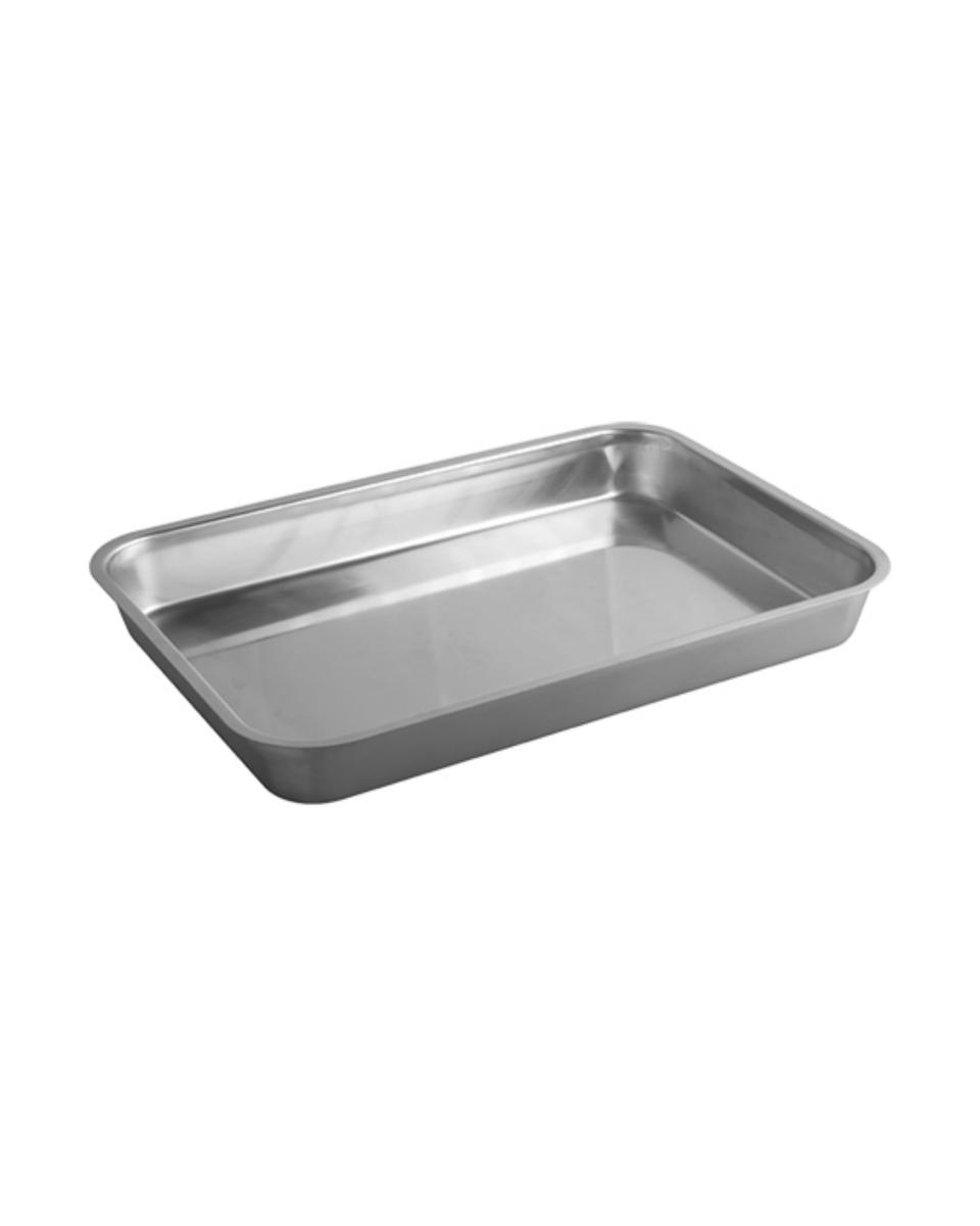 Fleischtablett - H 5,5 x 50 x 35 CM - 1.682 KG - Edelstahl - 953608