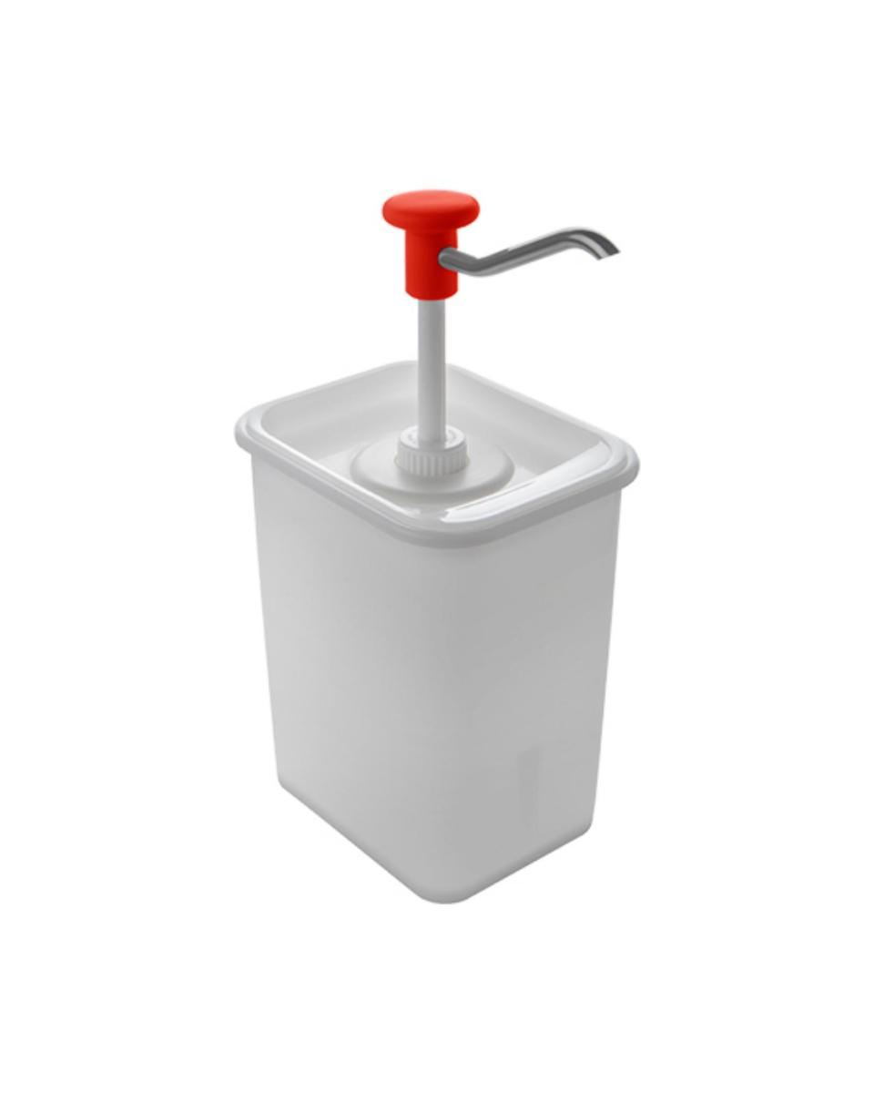 Sausdispenser - Met Pomp - 3 L - Rood - Hovicon