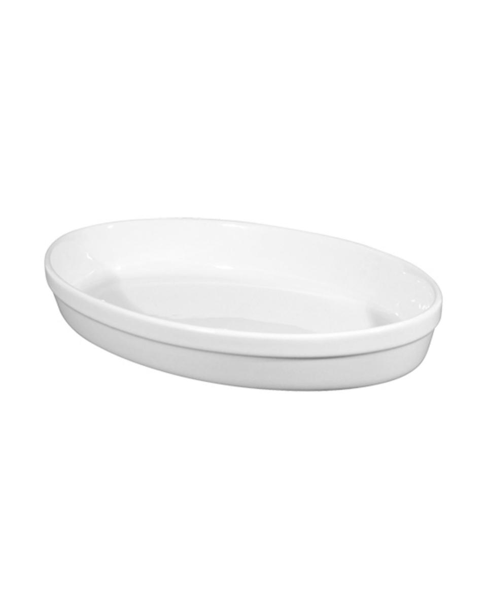 Gratineerschaal - Ovaal - Wit - L 32 x B 20 CM - Saturnia