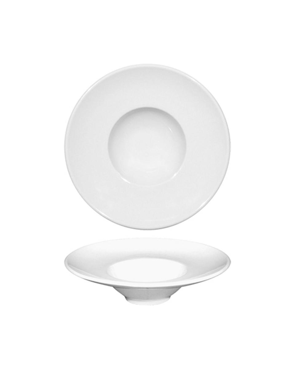 Bord Napoli - Wit - Ø 15 CM - Saturnia