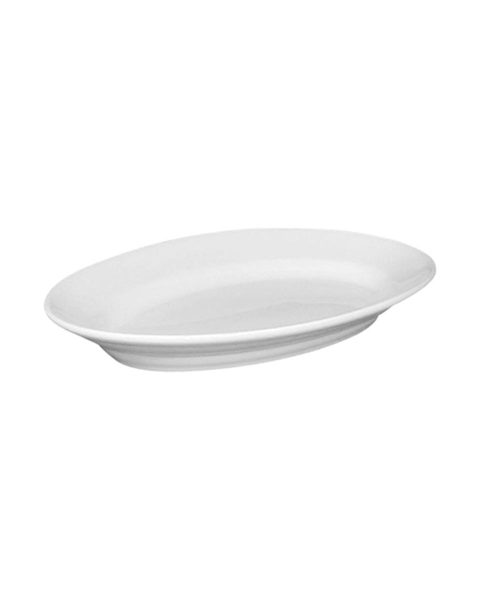 Serveerschaal Tivoli - Wit - Porselein - L 23 x B 15 CM - Saturnia