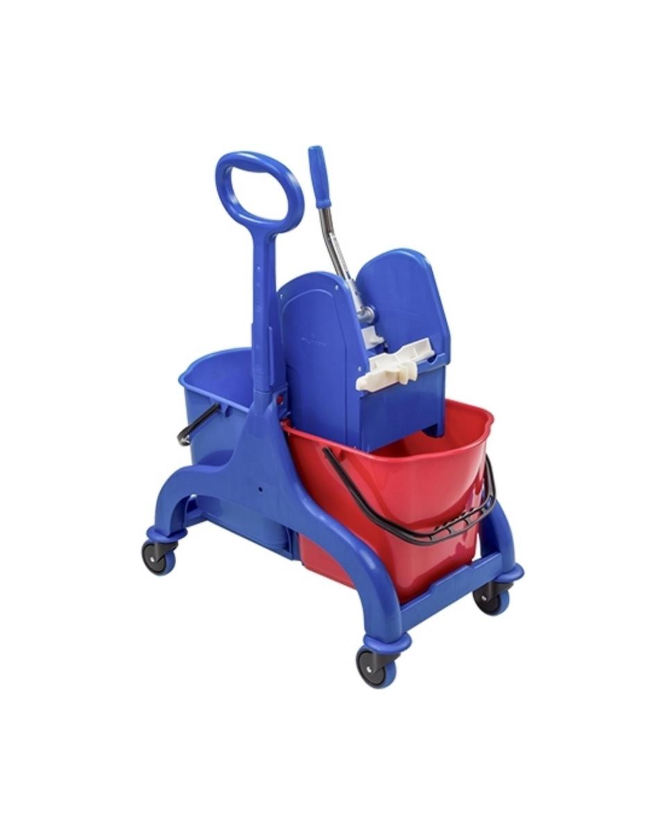Dweildroogwagen - 2 x 25 L - Blauw - Denox